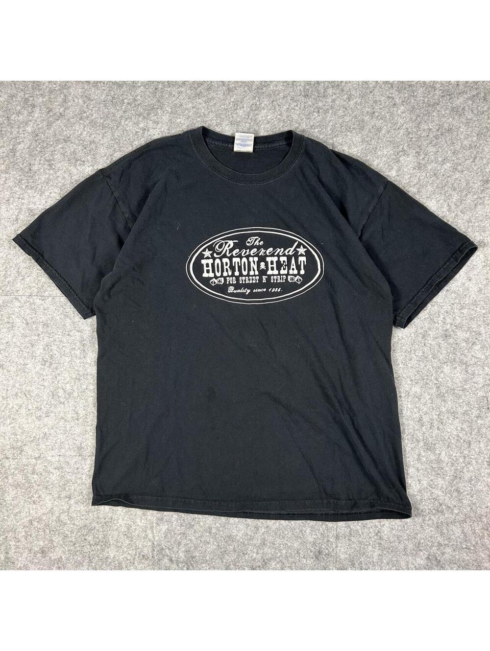 Vintage The Revered Horton Heat Psychobilly Band T Shirt Y2K Size Large